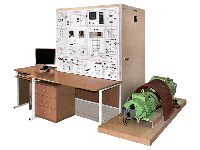 Лабораторный комплекс «Электрические машины и электропривод (1,1…1,5 кВт)», исполнение стендовое компьютерное (ЭМиЭП 1,5-СКМ)