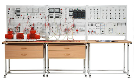 Модель одномашинной электрической системы ЭЭ2-Б-С-Р (стендовое исполнение, ручная версия)